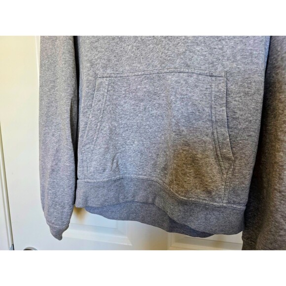Nike Men's Gray Hoodie Sweatshirt Medium – Well-Used, Fair Condition - Picture 3 of 6